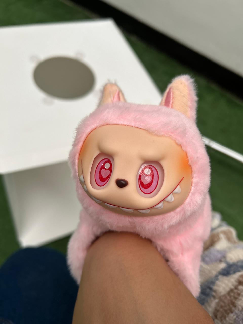 👾✨ Manilla Labubu con Sonido y Cola Giratoria 🎶💖 Labubu Brazalete 🧸